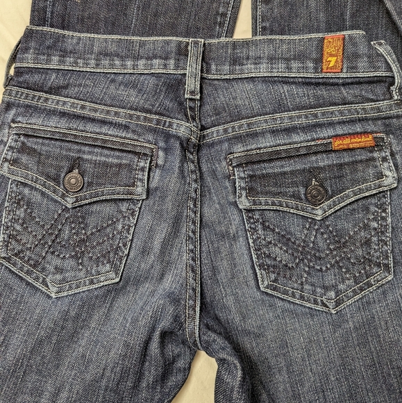 7 for all Mankind jeans 24 bootcut style - Picture 2 of 4